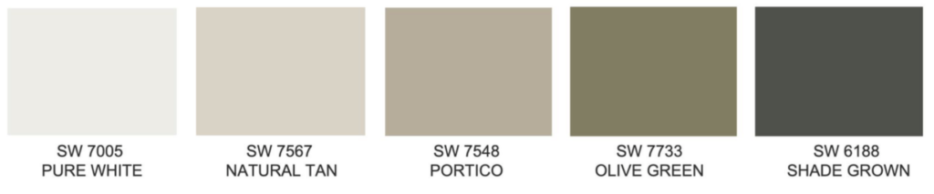 Sherwin Williams colors
